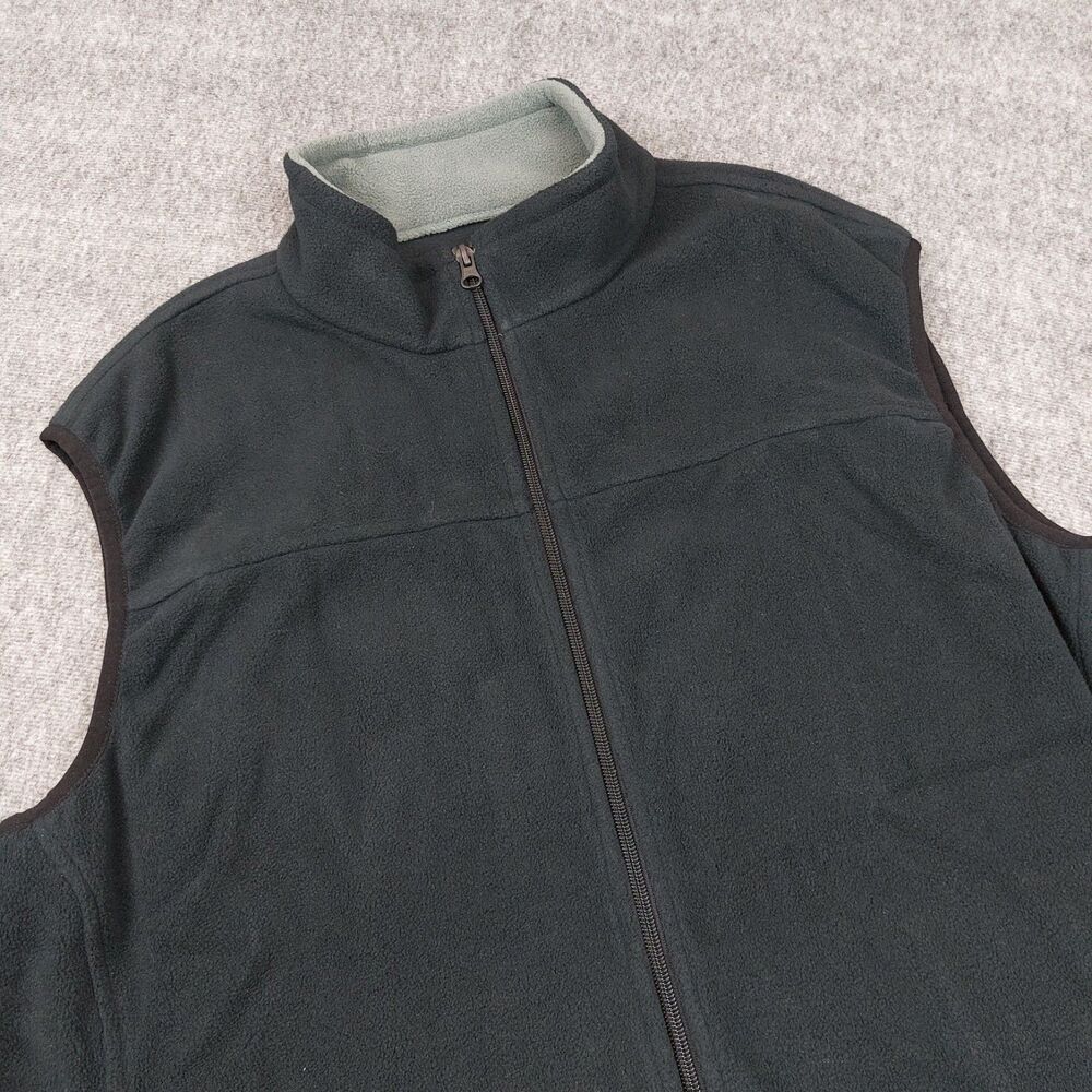 Bass Pro Shop Men’s XLarge Black Full Zip Fleece Vest